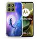 Cokitec Versterkte hoes voor Motorola G15 Animal Dolphin Wave