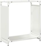 vidaXL - Brandhoutrek - 60x28x65 cm - Wit