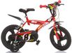 Dino Pro 16" Fiets - Zwart/Rood