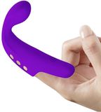 PRETTY LOVE - GORGON PURPLE RECHARGEABLE FINGER VIBRATOR