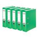 FALKEN 15047922 5 stuks PP-Color Kunststof Ordners. Gemaakt in Duitsland. 8 cm breed DIN A4 pastelkleurig lichtgroen vegan ringband dossiermap briefmap kantoormap kunststof mapleufmap