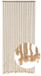 Ibenzoa® Beige rideau en fils tressés, 90 x 200 cm
