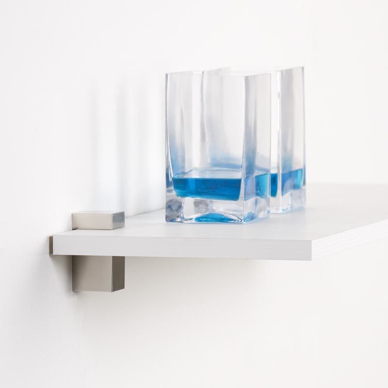 Duraline Cube Plankdrager Nikkel - 20kg - Glas/Hout