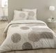 TRANKIELO® - Beddengoedset 240 x 220 cm - 100% Katoen - Beige met 2 Kussenslopen - Gecertificeerd