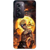 Maniacase Coque Pour Oppo Reno 12 pro 5G Dark Naruto lune 3D