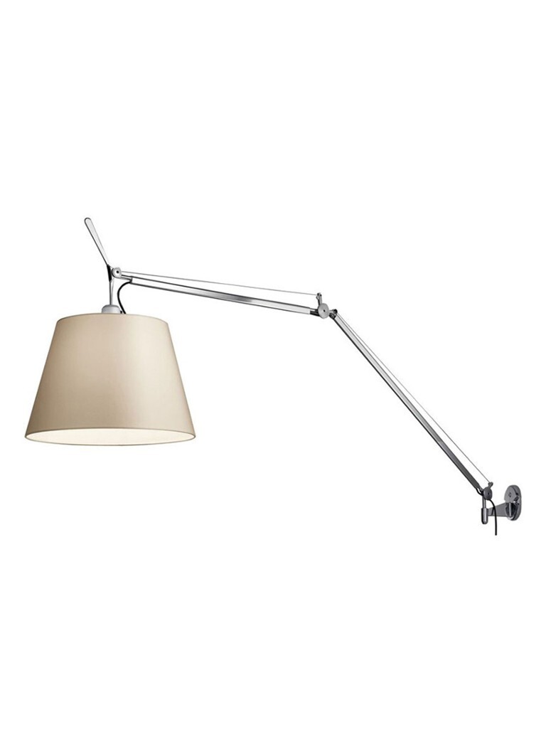 Artemide Tolomeo Mega parete wandlamp met dimmer aluminium 206 cm