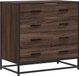 vidaXL Ladekast - 70x41x70 cm - Bewerkt Hout - Bruin Eikenkleur
