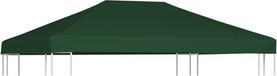 vidaXL Prieeldak 310 g/m² 4x3 m groen