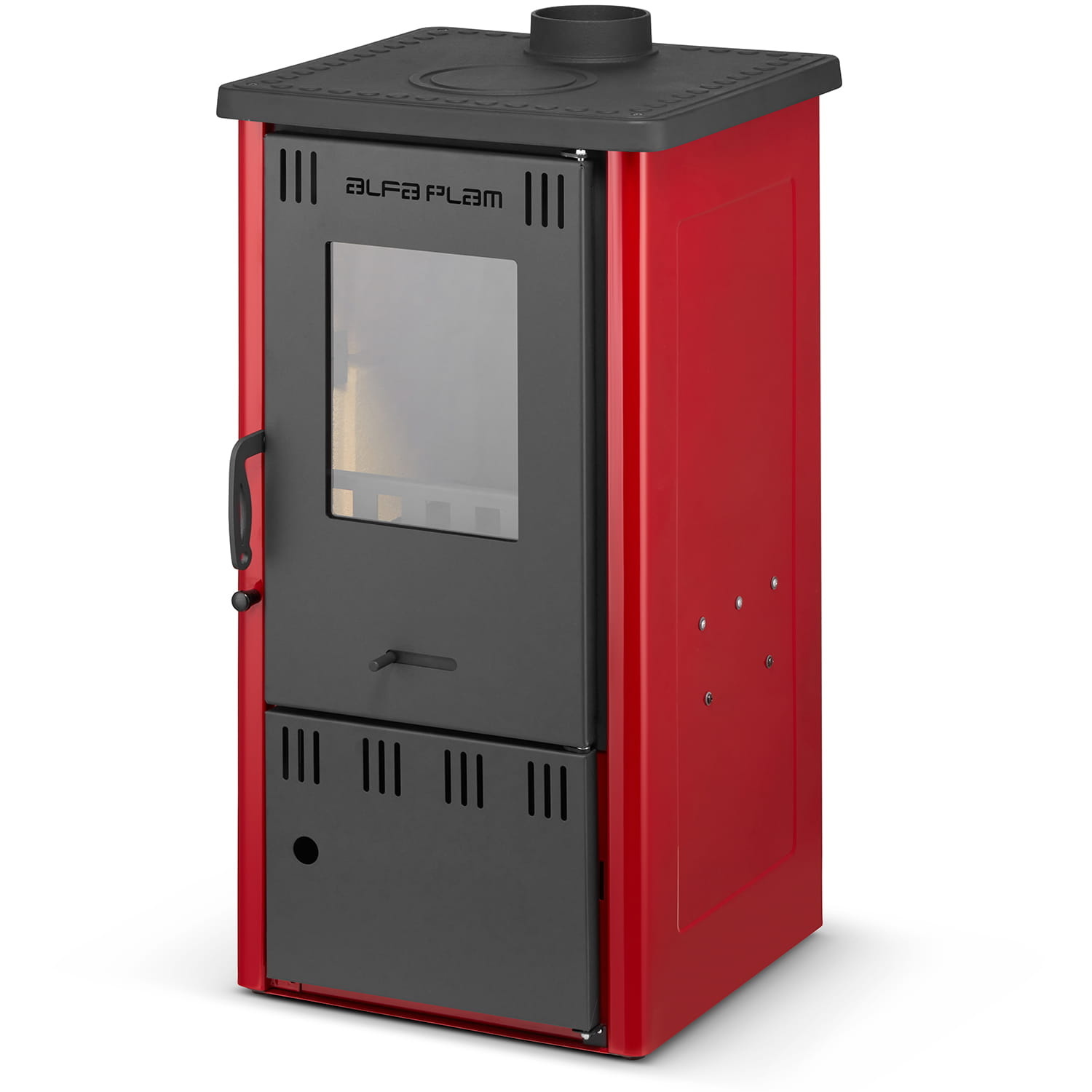 Viking Choice Houtkachel - energielabel A - 6,5 kW - rood