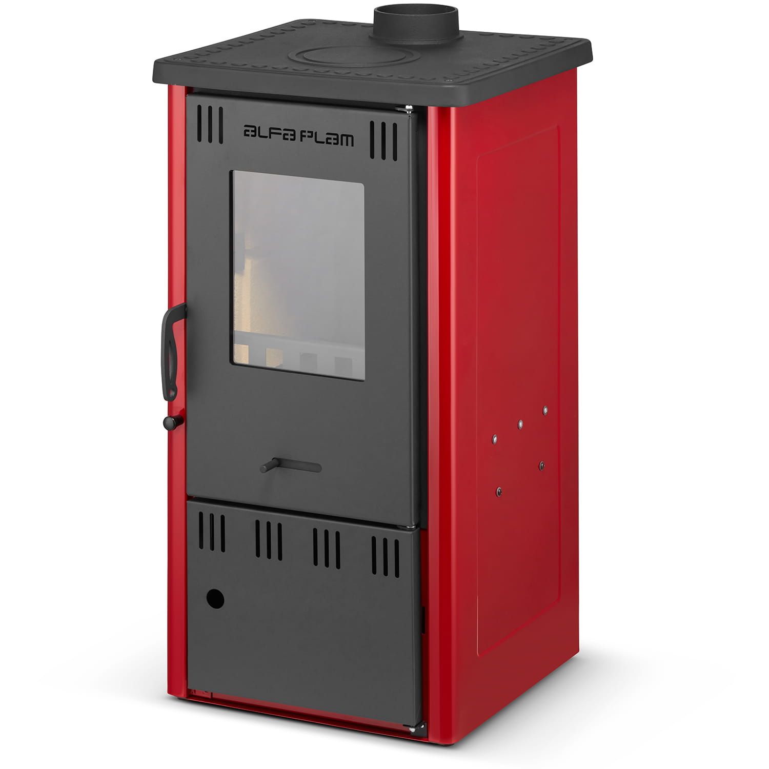 Viking Choice Houtkachel - energielabel A - 6,5 kW - rood - 8720602894075