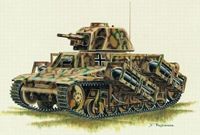 Trumpeter Modelbouwpakket Militaire voertuigen - 00352 Hotchkiss 39(H) auf Becker Conversion WWII - Duitse Tankjager Plastic - 1:35 - Modelbouw