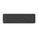 Contour Balance Keyboard | Clavier compact avec récepteur USB, pavé numérique, frappe confortable pour la maison et le bureau, compatible avec Windows et Mac - Noir - Filaire - Disposition PN