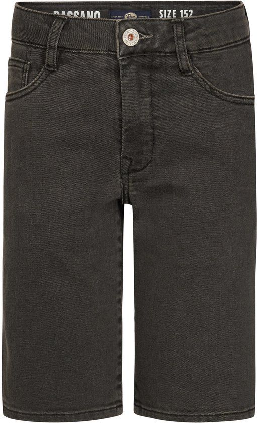 Petrol Industries Jongens Bassano Regular Denim Short Guerrero Zwart Maat 176