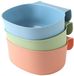 Markenlos Bol Opvangbakken voor Keukenafval - Set van 3 Vuilnisemmers voor Biologisch Afval (Groen, Blauw, Roze)