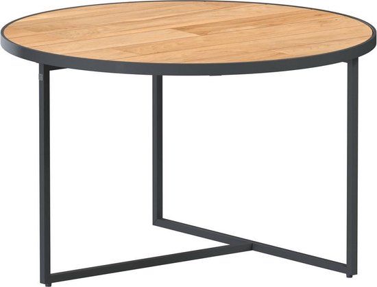 4 Seasons Strada Lounge Table Ø73 cm - Natural Teak