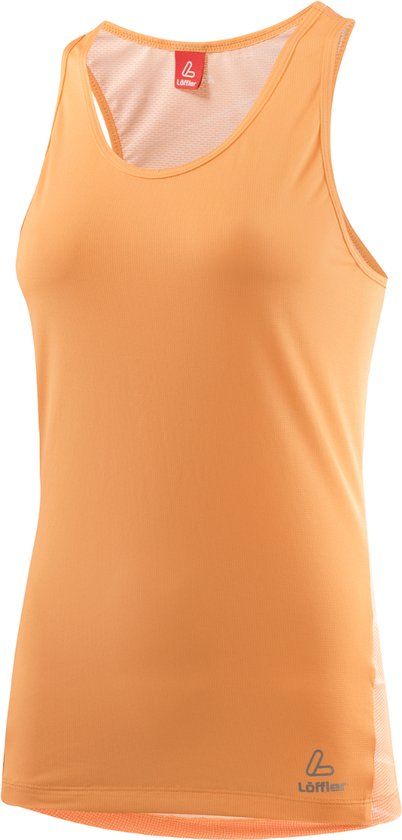 Loeffler W Racerback Top Fairdust Vent - Oranje - Maat 40 - Unisex