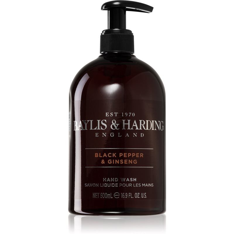 Baylis & Harding Black Pepper & Ginseng Zeep 500 ml - Heren