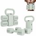Omgoods - Haltère réglable, 2-en-1 poids pour fitness à domicile, Vert, 6,03 kg