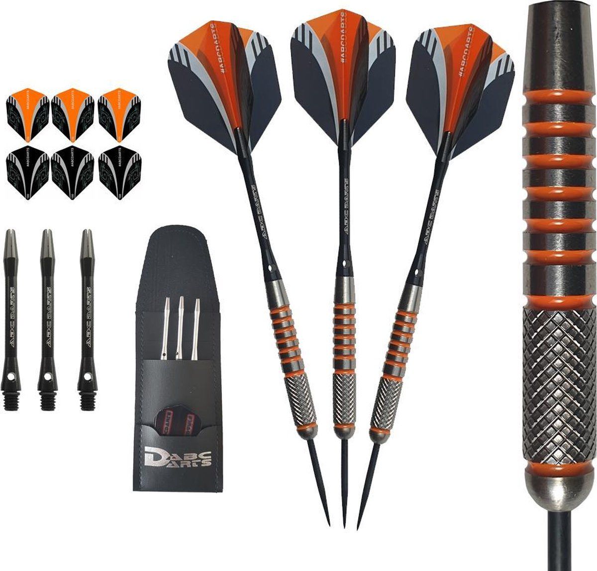 ABC Darts HQ 90% Tungsten Dartpijlen - Orange Viper - 28 Gram