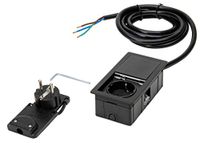 Kopp 939662016 ASA inbouwstopcontact, mat-zwart