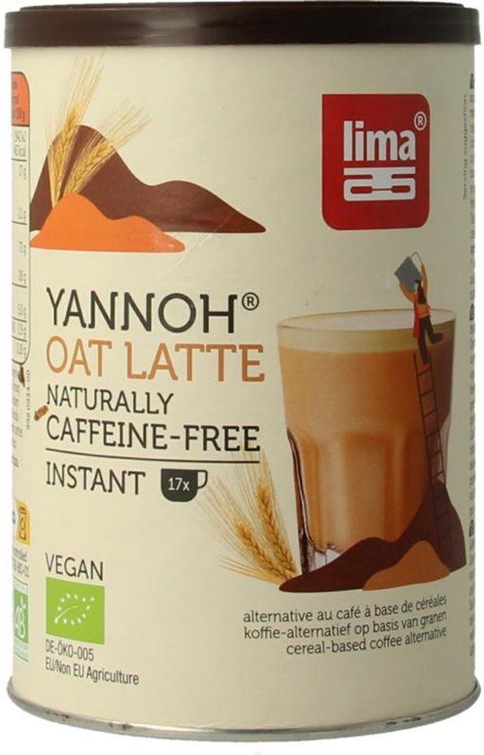 Lima Yannoh Oat Latte Koffievervanger 100GR