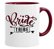 Bruid Bride Tribe Mok | Bruiloft Kip Party Mok | Verjaardagen Kerstmis Grappig Cadeaus Viering Nieuwigheid Oude Grote Heavy Duty Handvat Dino Gecoate Vaatwasser/Magnetron Veilige Sublimatie Keramiek