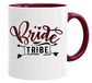 Bruid Bride Tribe Mok | Bruiloft Kip Party Mok | Verjaardagen Kerstmis Grappig Cadeaus Viering Nieuwigheid Oude Grote Heavy Duty Handvat Dino Gecoate Vaatwasser/Magnetron Veilige Sublimatie Keramiek