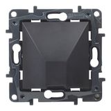 Legrand 398211 Kabeluitgang voor inbouwinstallatie, serie Niloé Step, antraciet