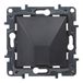 Legrand 398211 Kabeluitgang voor inbouwinstallatie, serie Niloé Step, antraciet