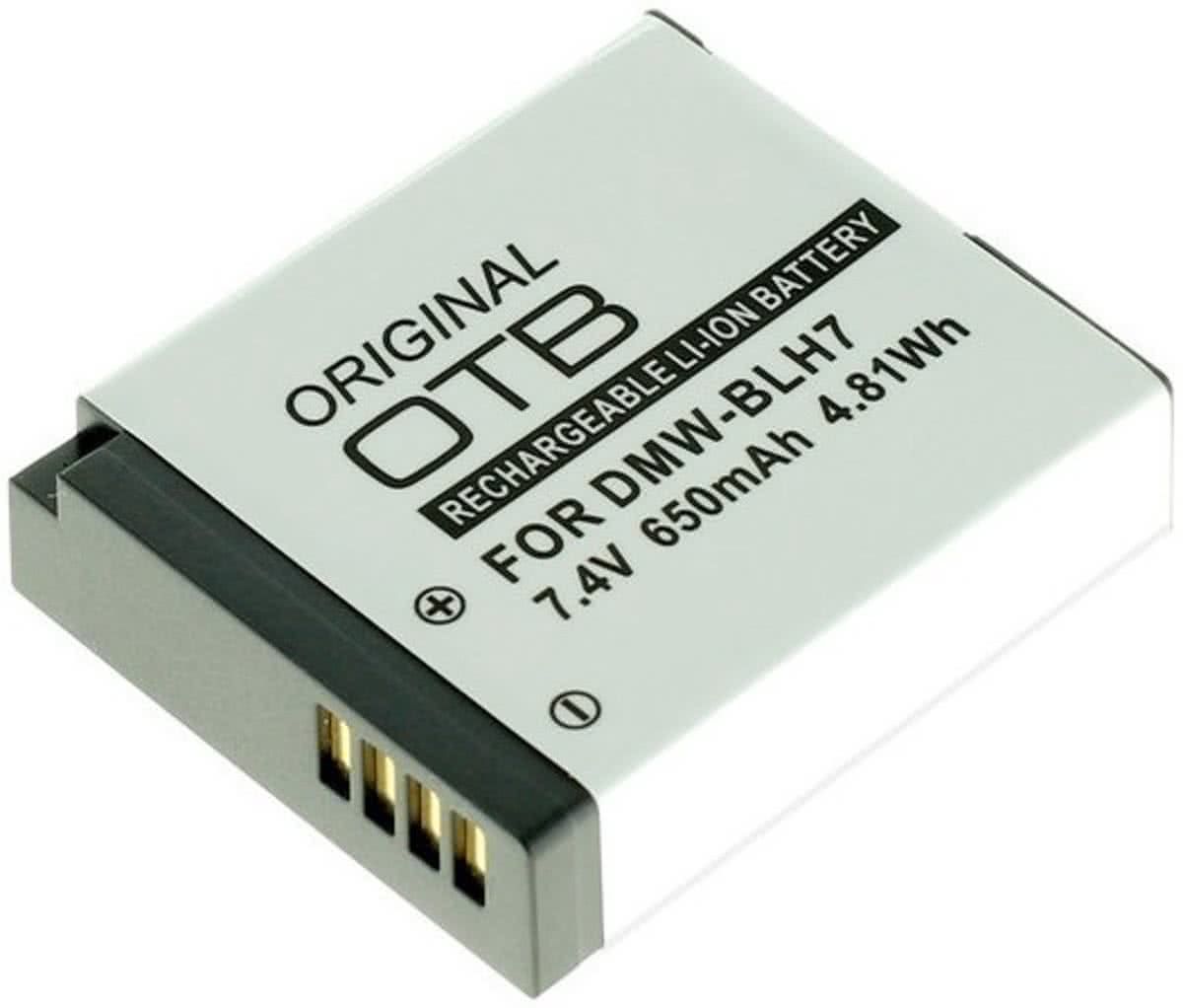 Out of the Box Panda Out of the Box Accu voor Panasonic DMW-BLH7 650mAh