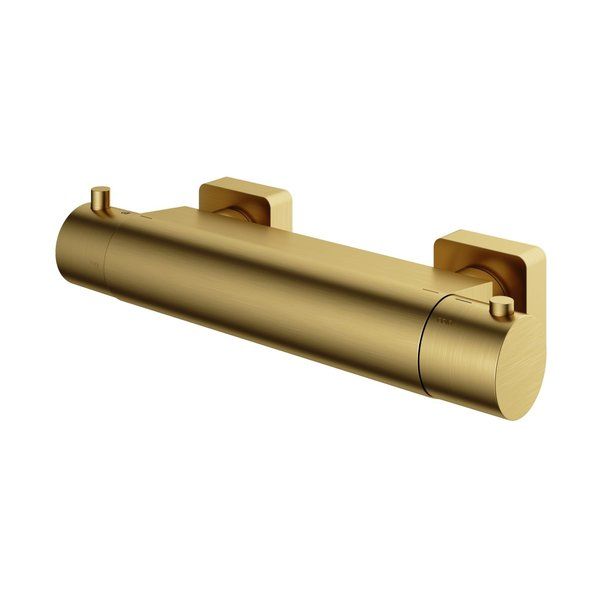 hotbath Gal Thermostatische Douchemengkraan Geborsteld Messing PVD GL008BBP