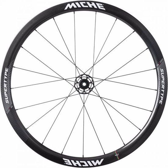 Miche Wielset Supertype 338TDX 11v (tube) TX12/TX12 cent.lock - Zwart - Aluminium - Voor en achter - Stadsfiets