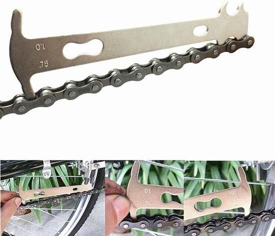 Sportixx Chain Checker - Fiets Kettingmeter - Fietsketting Slijtagemeter - Gereedschap om slijtage van ketting te controleren