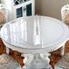 Film de table rond transparent 71 cm pour la protection de table