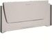 Hager L4393ALU Accessoires voor elektrisch frame, aluminium, ABS-synthetisch, EN50085-2-1
