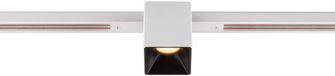 SLV FIXT-IT!, 48V, DALI, carré, Standard rail, Spot, 2000-3000K, 7.4 W, 36°, blanc / noir - Luminaires avec adaptateur 3 phases 48V