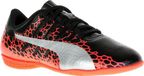 Puma evoPOWER Vigor 4 Graphic IT Chaussures de football - Taille 35.5 - Unisexe - Noir/Argent/Rouge
