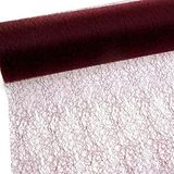 Spiderweb 67 011-R 300 tafelband 30 cm 25 m rol bordeaux