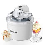 IJsmaker, KECOOLKE IJsmaker, ijsmachine, elektrische ijsmachine Soft Serve Homemade 1,5 L Frozen Yogurt, Sorbet, Gelato