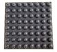 RS PRO Zelfklevende voeten, lijm, halfbolvormig, 7,9 mm, grijs, ø 15,7 mm, PUR, 65,6 °C max, verpakking van 64 stuks