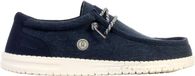 Serge Blanco Leren mocassin Saint Jean Blauw
