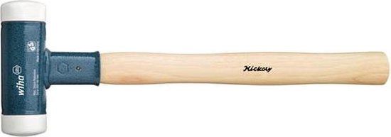 Wiha Kunststof hamer terugslagloos, zeer hard met hickorysteel, rond-slagkop - 39010