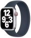 Apple Siliconen solobandje voor de Apple Watch | 44/45/46/49 mm - Maat 4 - Storm Blue