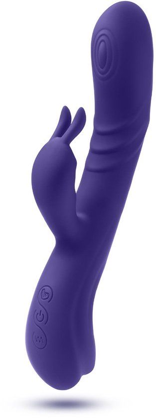 Blush Novelties Blush Sexy Harper Midnight Duo vibrator - Paars - 22.5 cm