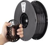 Non-branded Flexible TPU Filament 175mm 1kg Spool - Flexible 3D Printer Filament - Shore 95A - Black