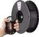 Non-branded Flexible TPU Filament 175mm 1kg Spool - Flexible 3D Printer Filament - Shore 95A - Black