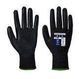 Portwest A635 Eco-Snijbestendige Handschoen Gauge 13 Gebreide Voering Bouw | Zwart, 2XL