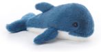 Merkloos Pluche Walvis Wayne - Blauw - 20 cm