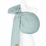 HugMe Leaves porte-bébé écharpe 70x195cm menthe