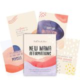 New Mama Affirmations - Een warm en levendig deck van 20 opbeurende postpartumbevestigingskaarten om nieuwe moeders te ondersteunen tijdens het vierde trimester en daarna | Nieuw moedercadeau voor